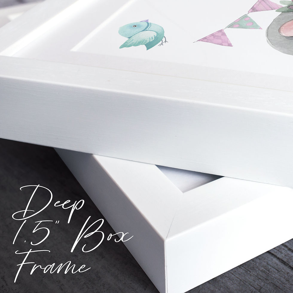 Thumbnail: Personalised Watercolour Safari Birth Print