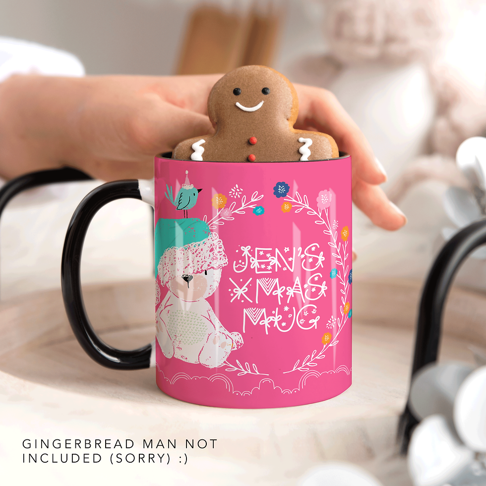Thumbnail: Personalised Cute CHRISTMAS MOVIE Mug