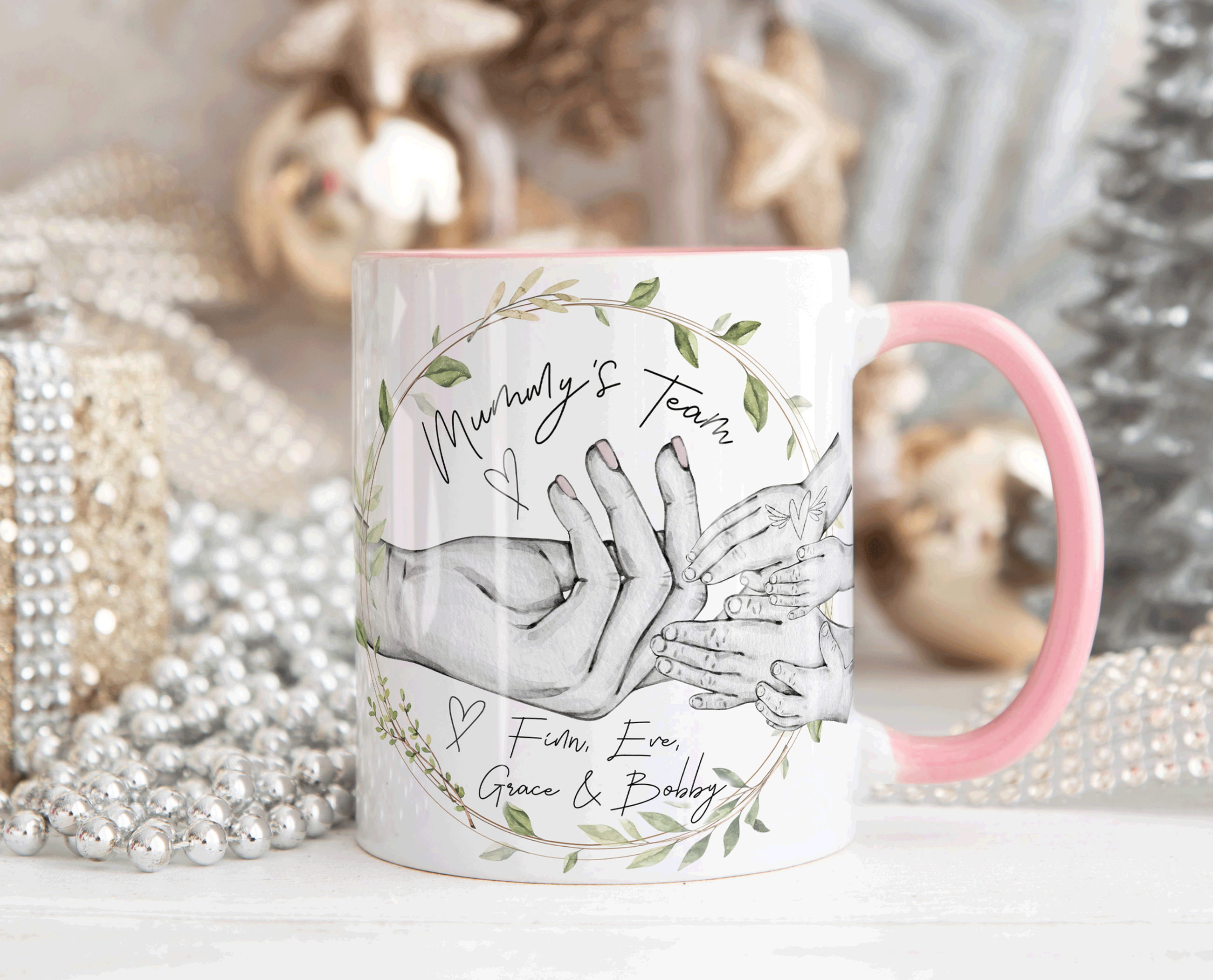PERSONALISED "Mummy's Team" Mug Gift
