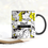 Thumbnail: "Crazy Cat Guy" Illustrated Mug - Cat Lover Gift