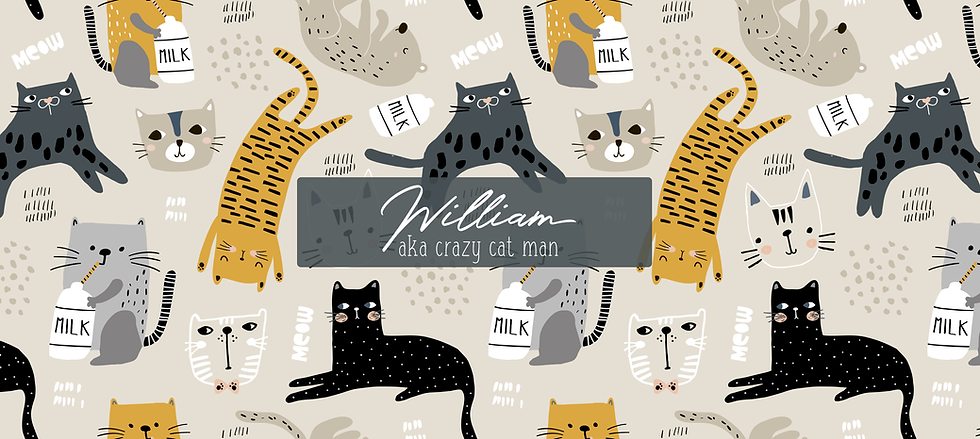 Thumbnail: Personalised Crazy Cat Man Mug