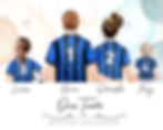 Thumbnail: Personalised "OUR TEAM" Football Family Picture