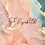 Thumbnail: Personalised Peach &amp; Gold Marble Effect Mug