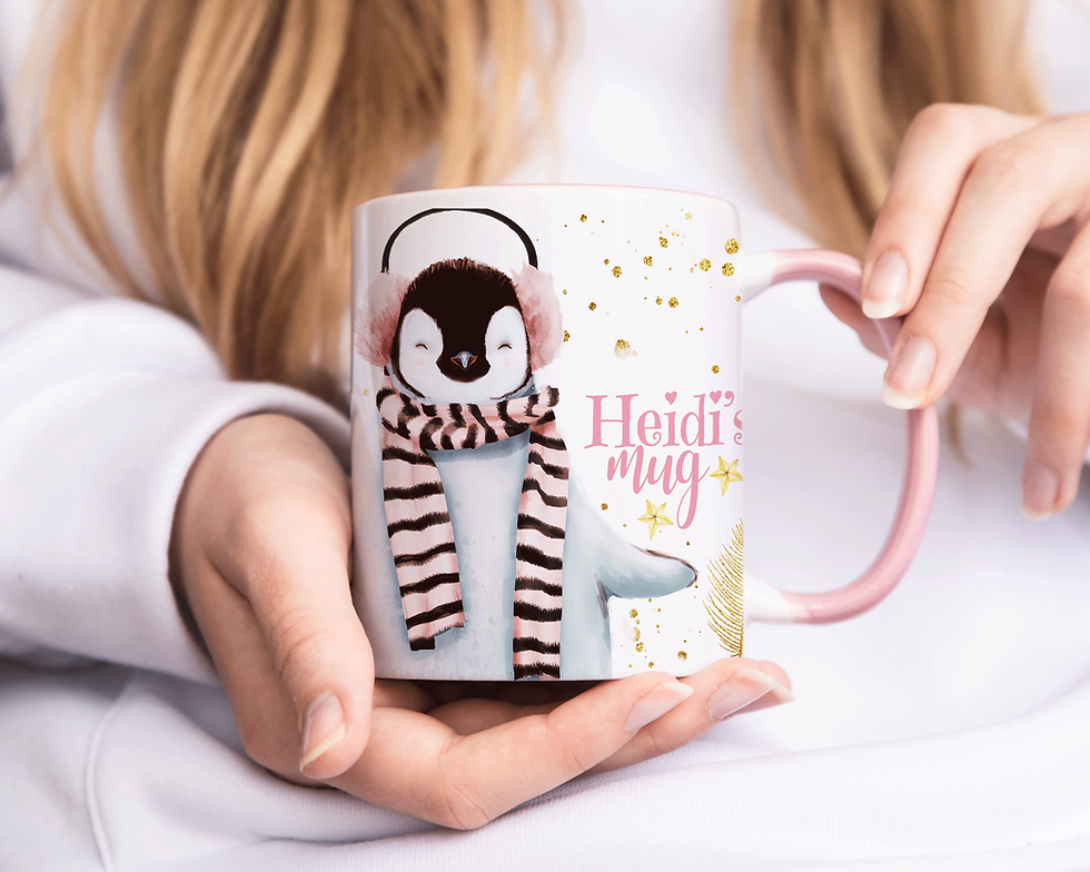Thumbnail: Personalised Cute PENGUIN Mug