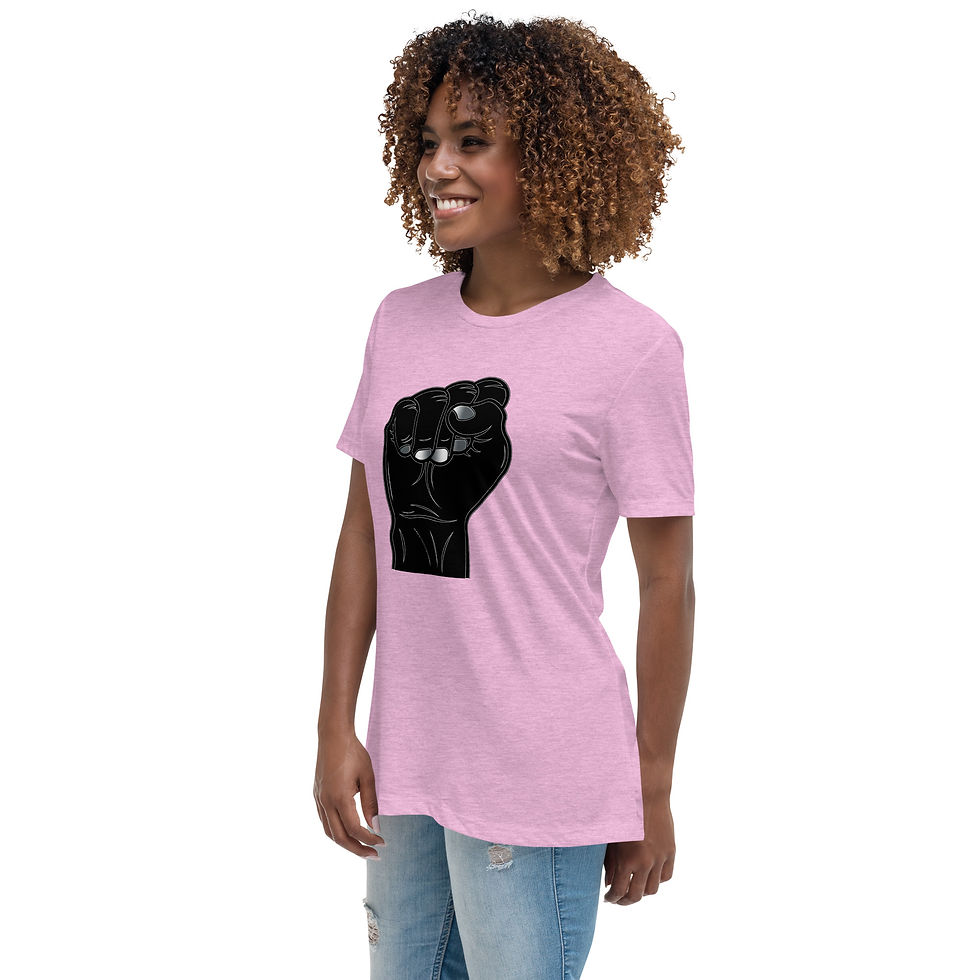 Thumbnail: Black Pride Relaxed Fit Rainbow Tee