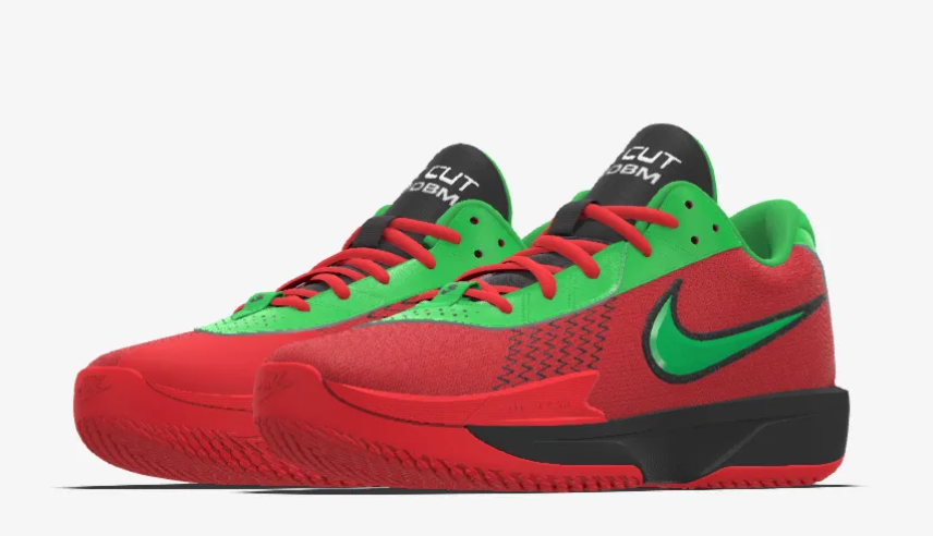 Thumbnail: PDDBM African American Flag Nike G.T. Cut Custom Basketball Shoes