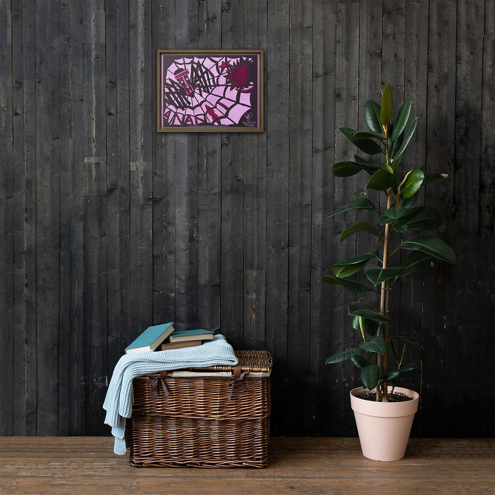 Thumbnail: Anansi: The King of Stories Framed canvas