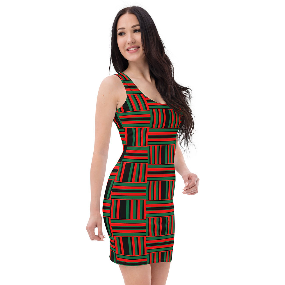 Kente Bodycon Dress