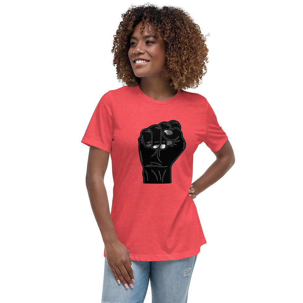 Thumbnail: Black Pride Relaxed Fit Rainbow Tee