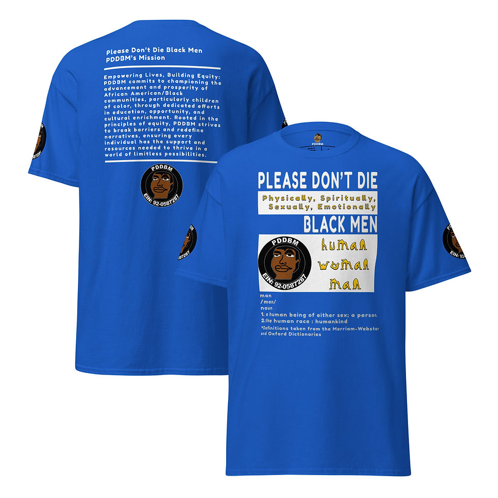 Thumbnail: PDDBM Empowerment Tee – Please Don’t Die Black Men