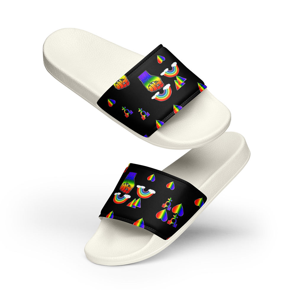 Thumbnail: Black Pride Women's slides