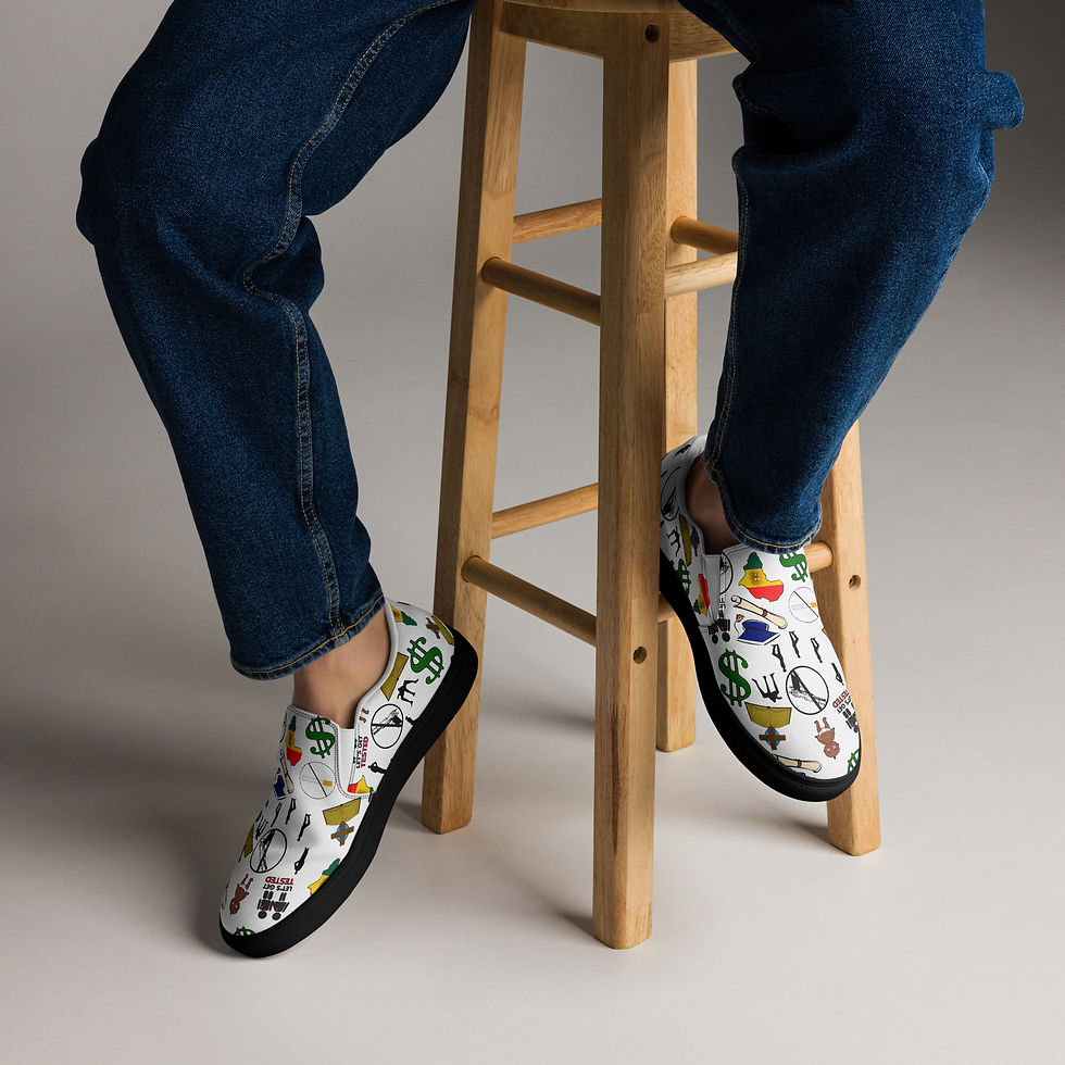 Thumbnail: PDDBM Mission Men’s slip-on canvas shoes