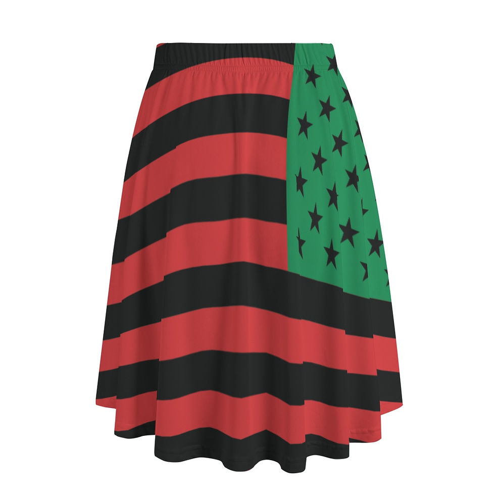 Thumbnail: African American Flag Heritage Midi Skirt