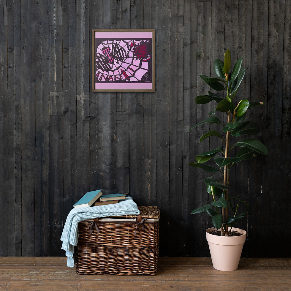Thumbnail: Anansi: The King of Stories Framed canvas