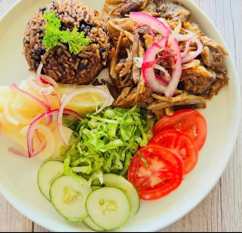 Arranged Food and Objects