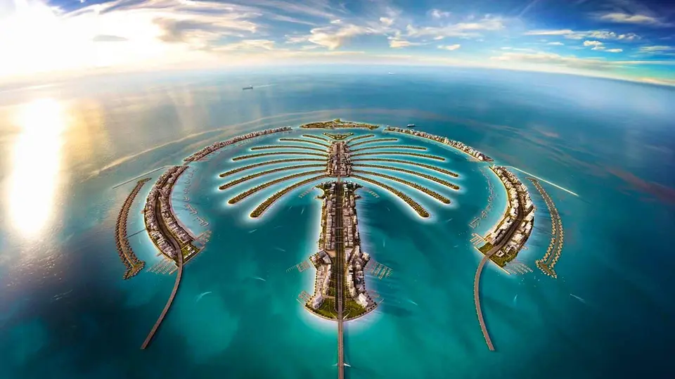 Palm Jebel Ali waterfront development and luxury residences in Dubai