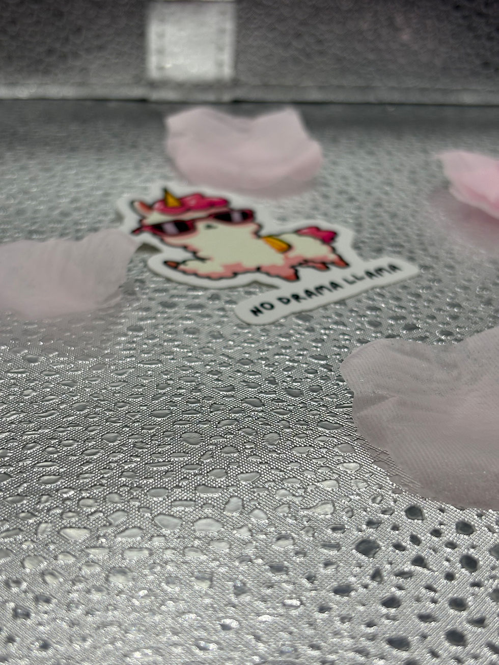 Thumbnail: No Drama Llama Waterproof Vinyl Sticker