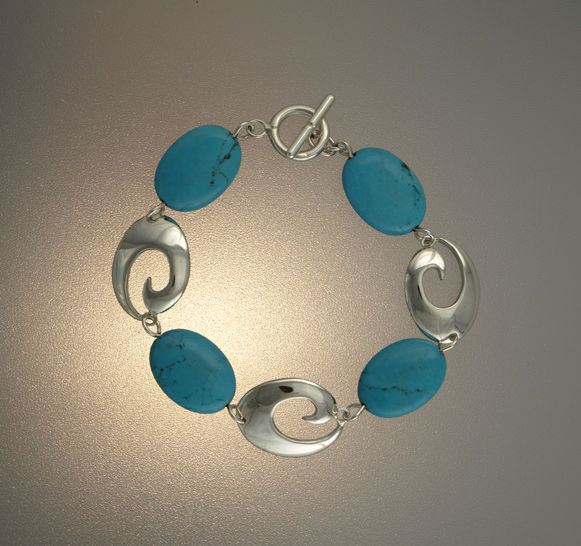 Plata 925 con Howlita