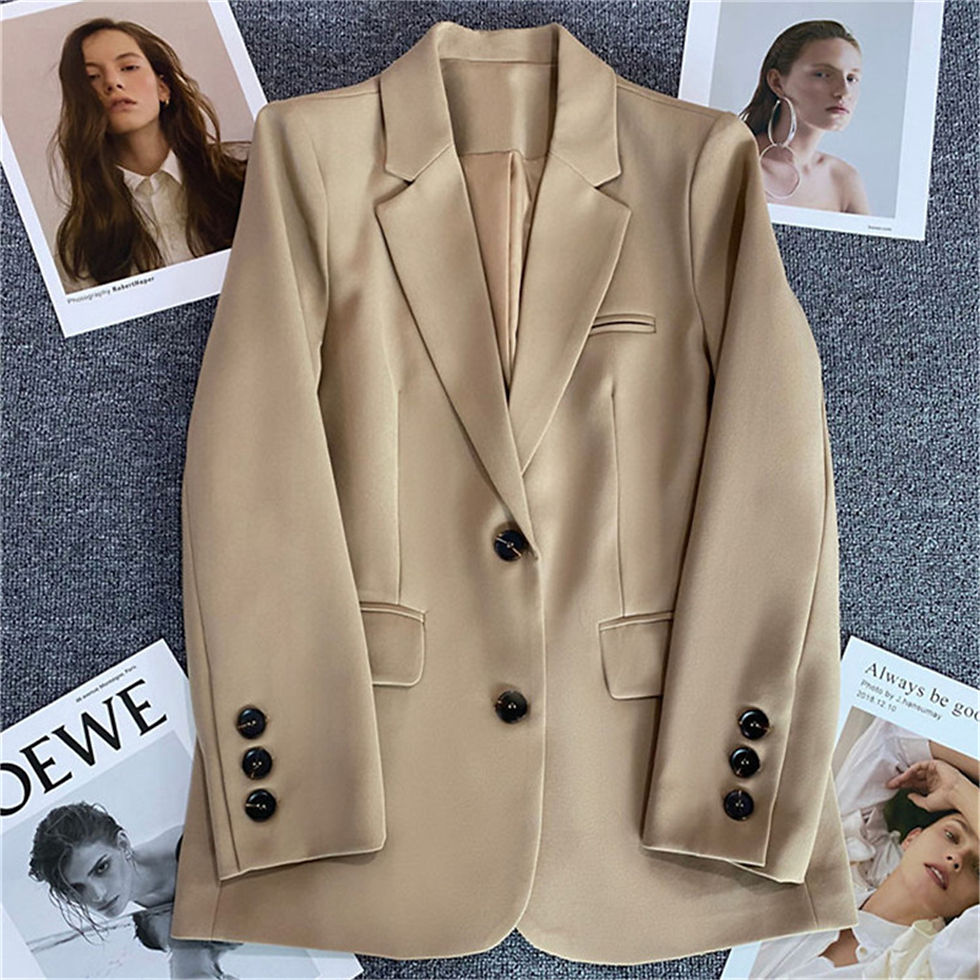 Thumbnail: Women’s Oversized Blazer – Elegant Tailored Jacket for Chic Office & Street