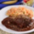 Mole con arroz
