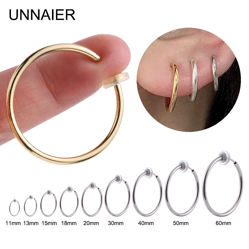 Classic Clip-On Hoop Earrings