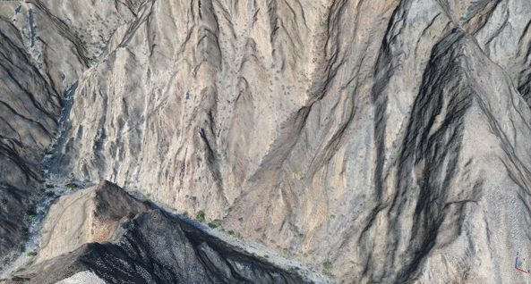 3d point cloud created images taken from drone
