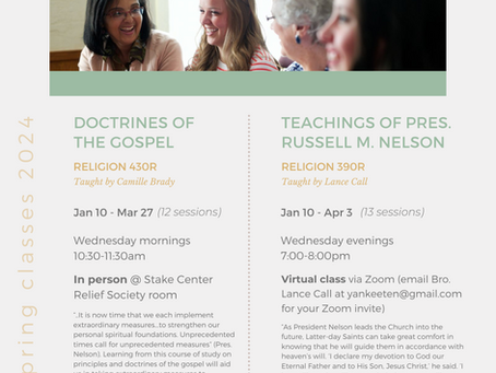 Adult Religion Classes 2024