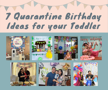 7 Quarantine Birthday Ideas for your Toddler