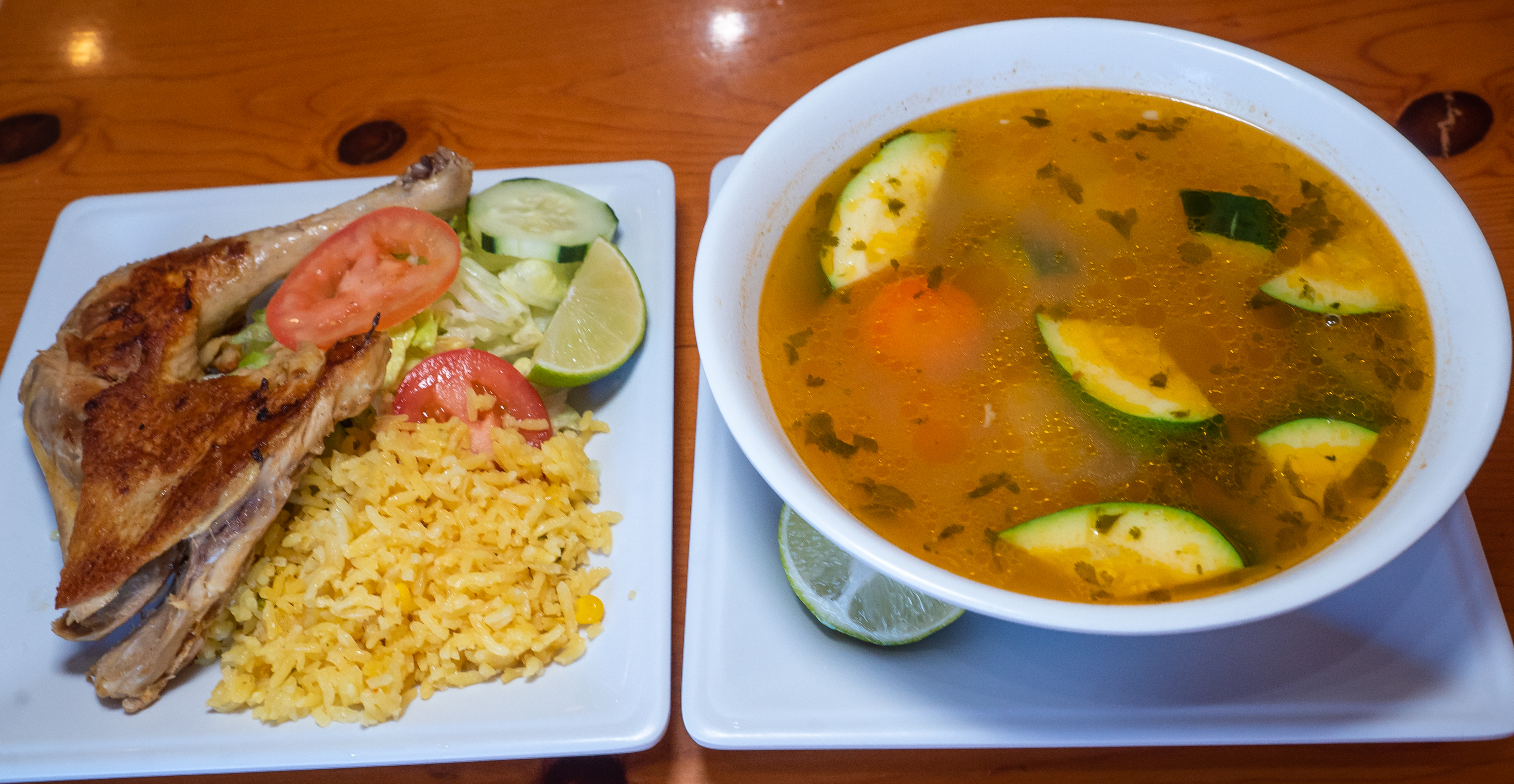 Arranged Food and Objects