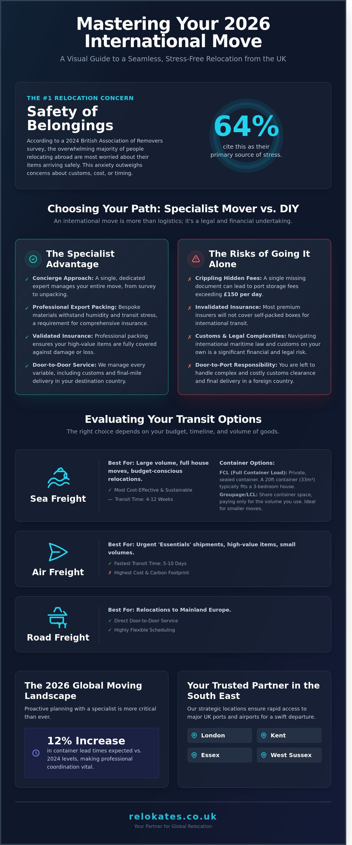 International moving company