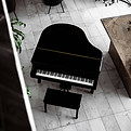 Grand piano in elegant interior - specialist piano and heavy item removals
