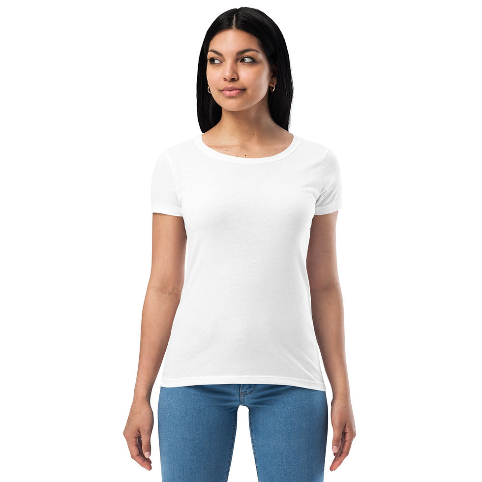 Thumbnail: Simple Rose Women’s fitted t-shirt