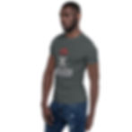 Thumbnail: Silver Skull and Roses Short-Sleeve Unisex T-Shirt