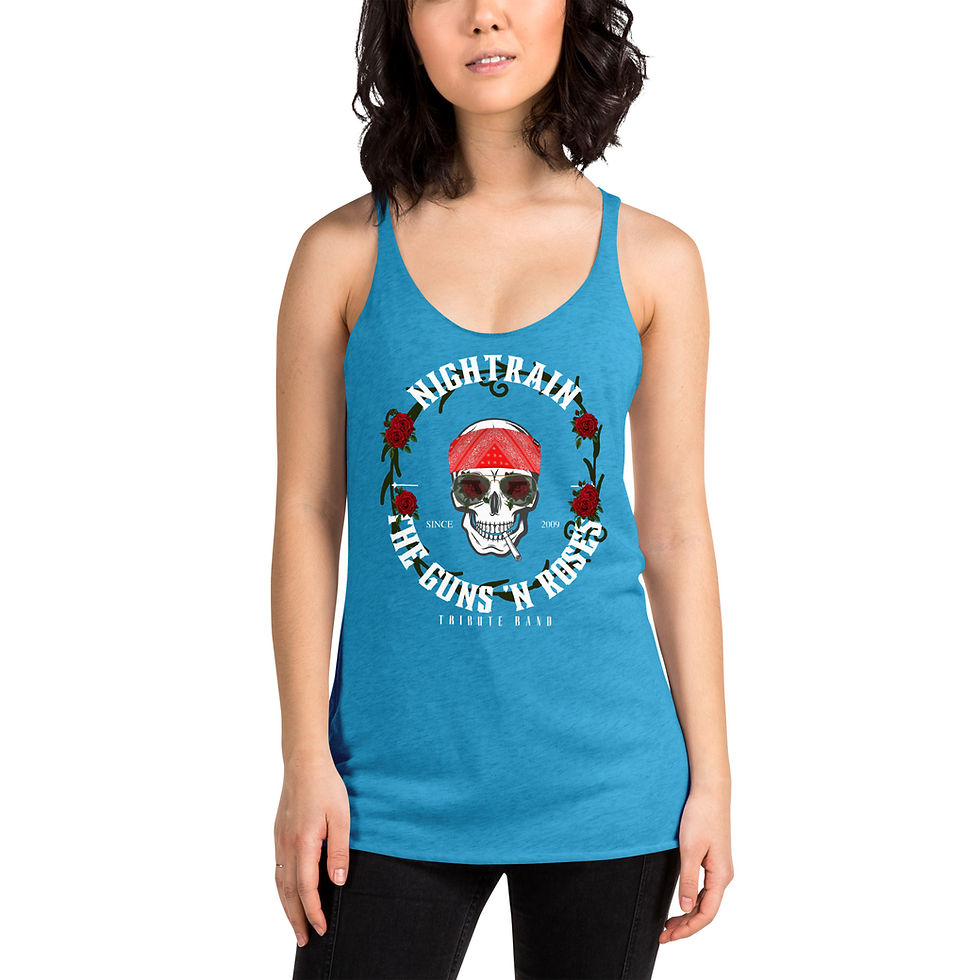 Thumbnail: Smokin' Skull Women's Racerback Tan
