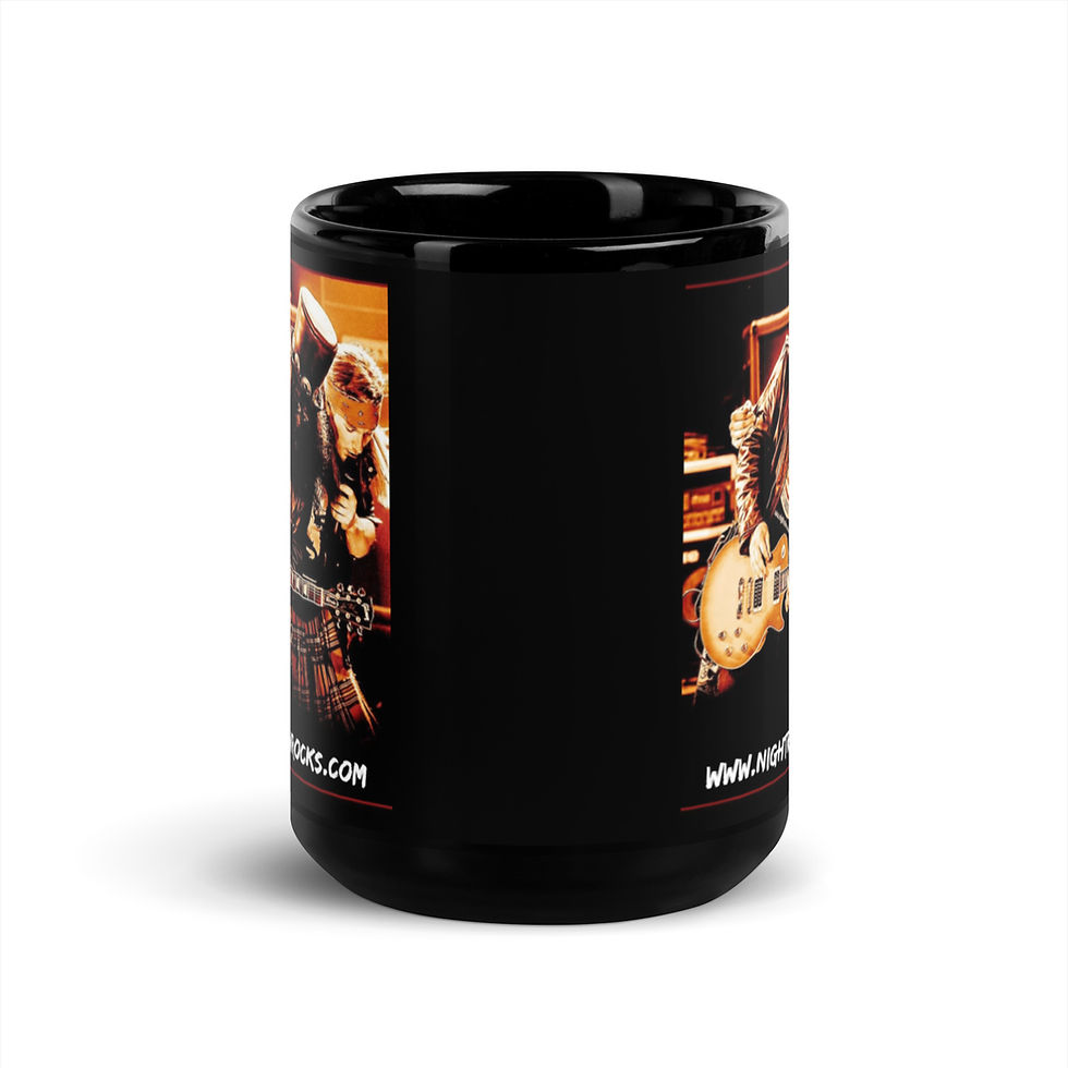 Thumbnail: NightrainRocks.com Black Glossy Mug