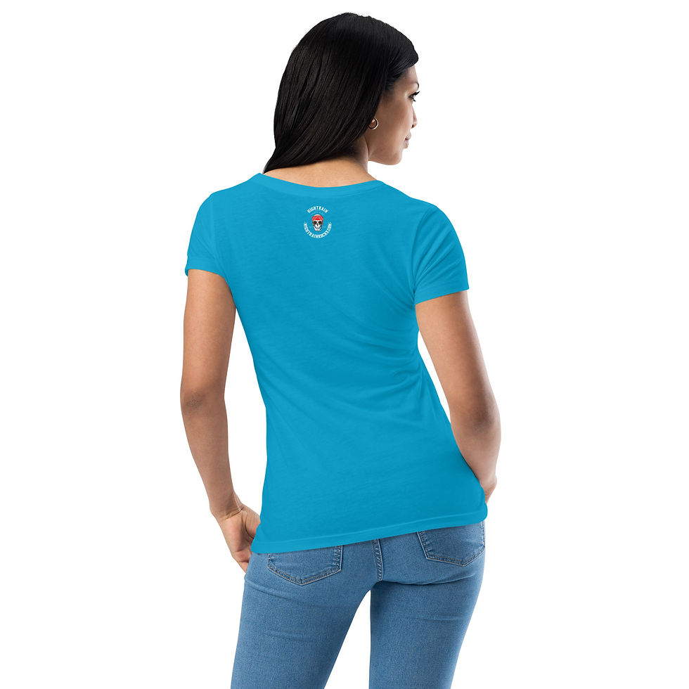 Thumbnail: Nightrain Vintage Skull Women’s fitted t-shirt