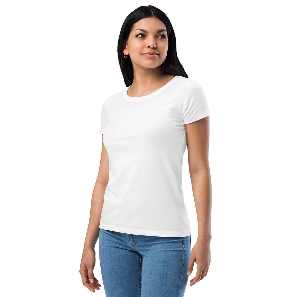 Thumbnail: Simple Rose Women’s fitted t-shirt