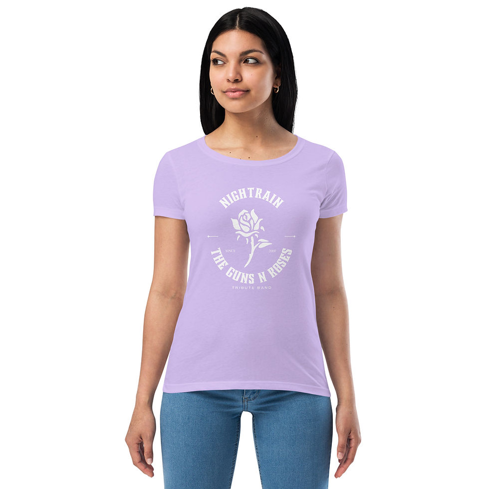 Thumbnail: Simple Rose Women’s fitted t-shirt