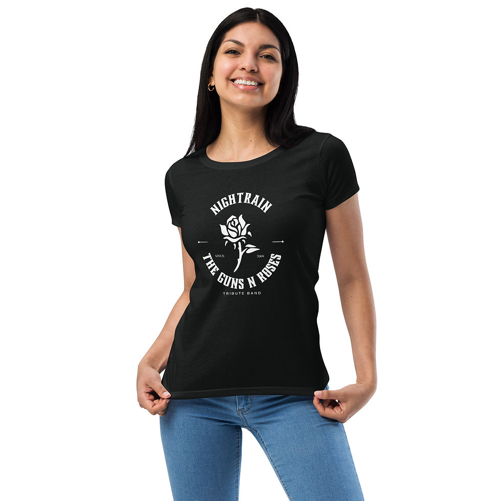 Thumbnail: Simple Rose Women’s fitted t-shirt