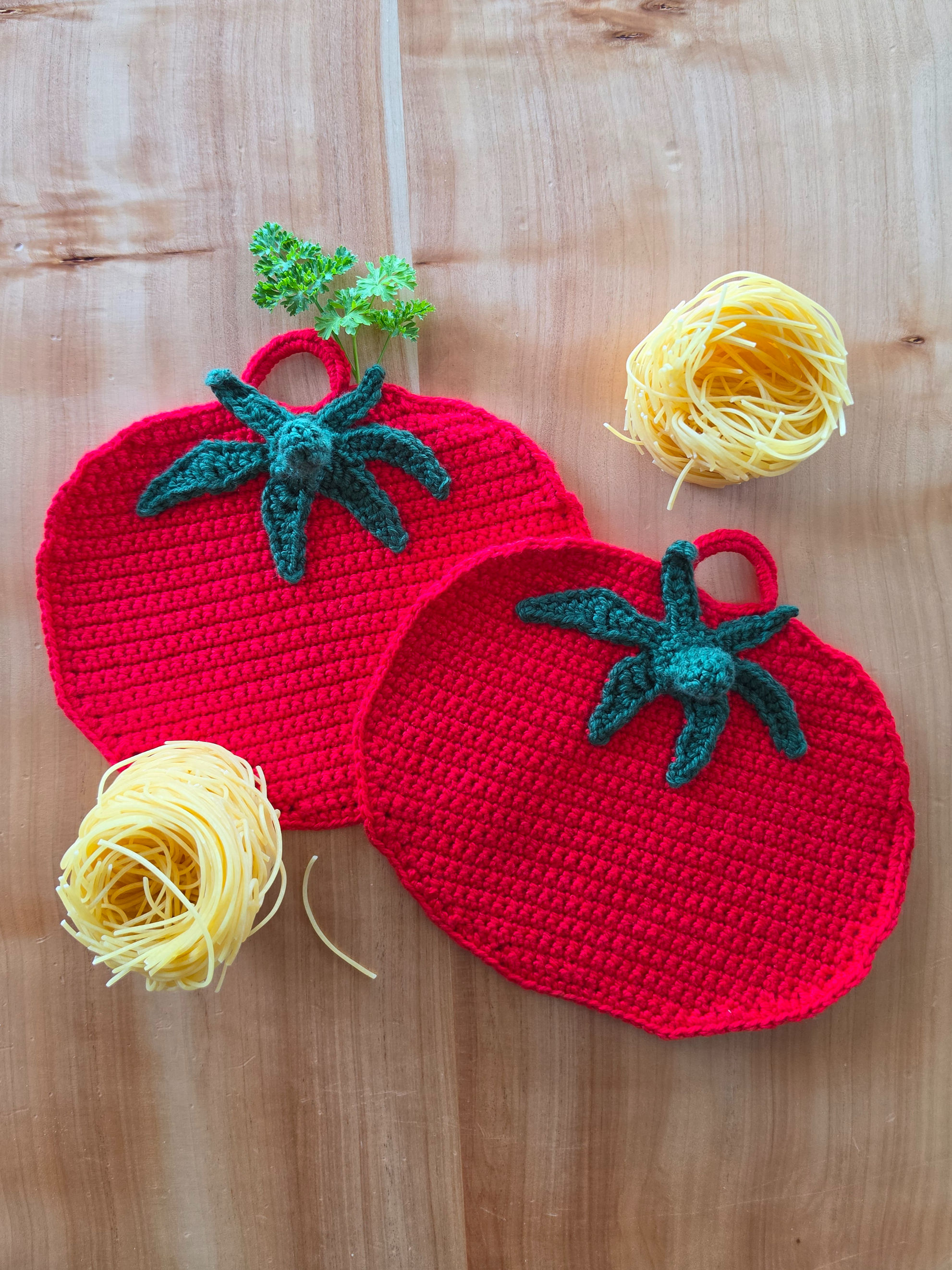 Topflappen "Tomate"
