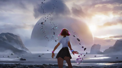 预感到了巨大陨石要毁灭地球