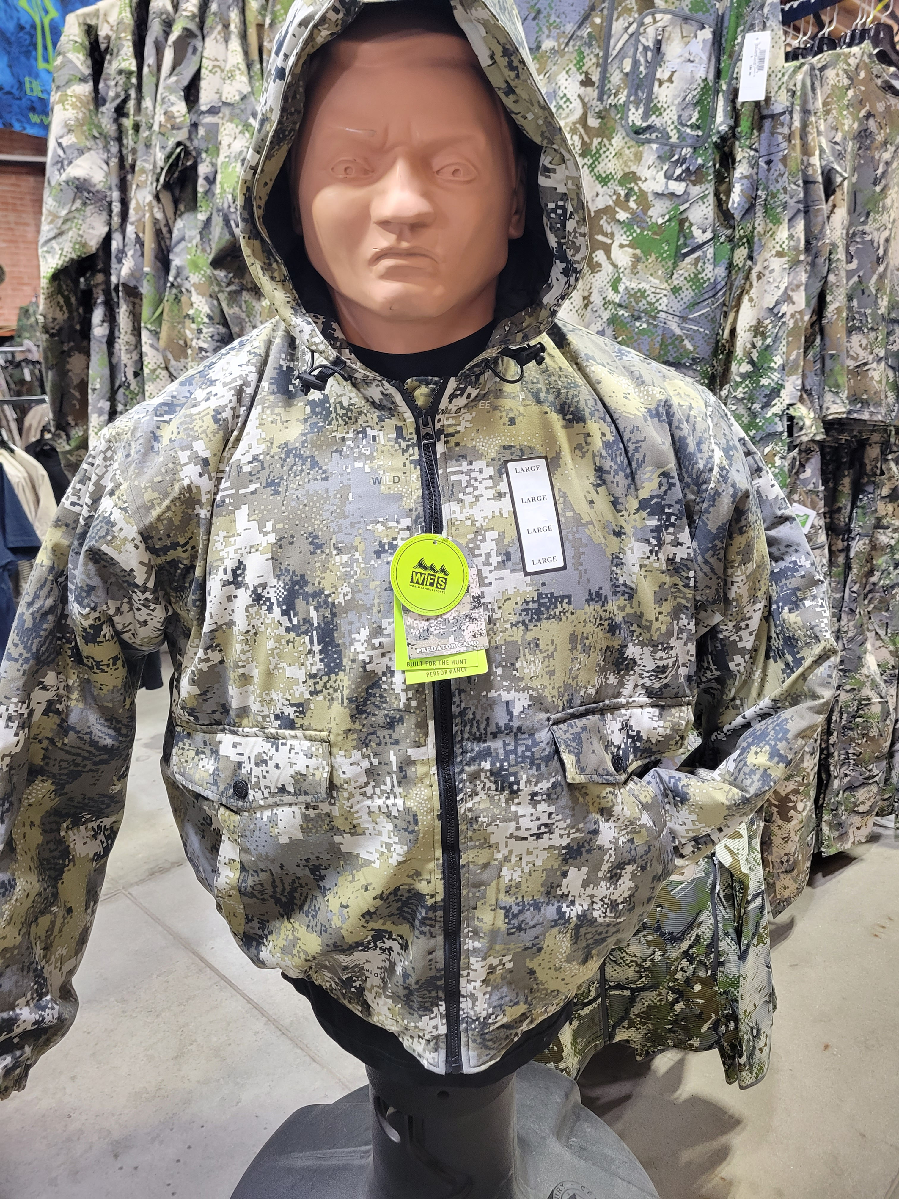 WFS Insulated Cotton Jacket Predator Camo