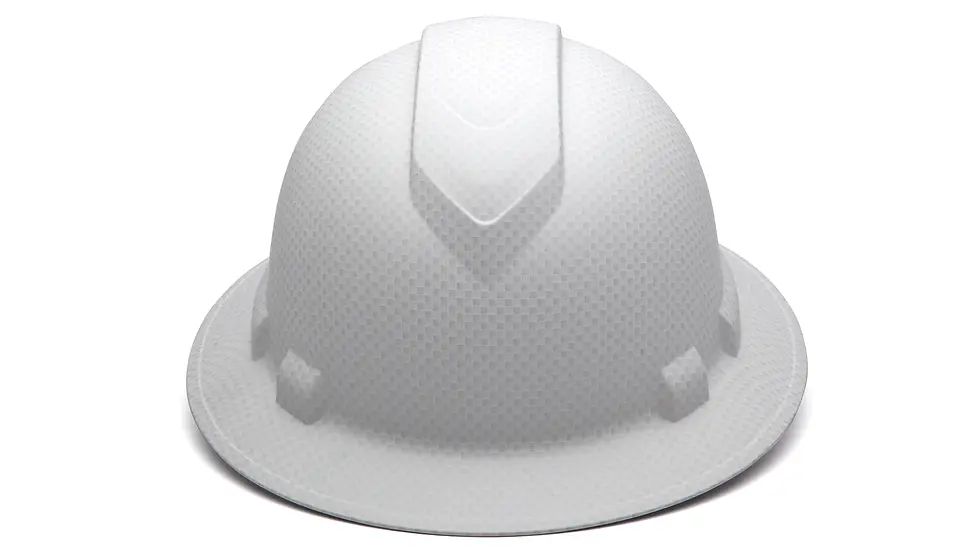 Pyramex Ridgeline Hydro Dipped Hardhat White Graphite