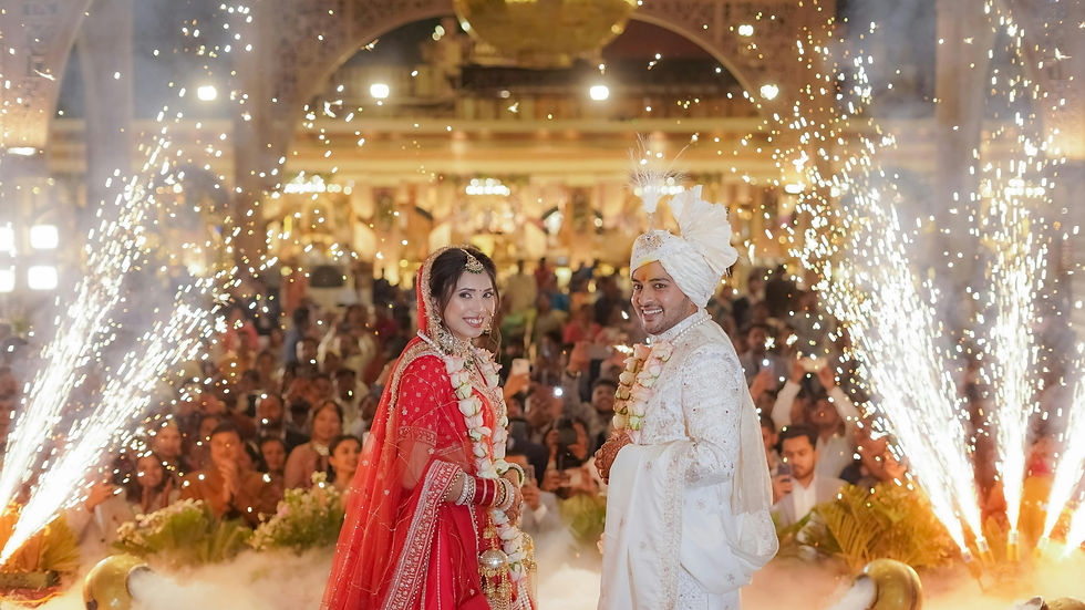 Eye-level view of a serene beach wedding setup