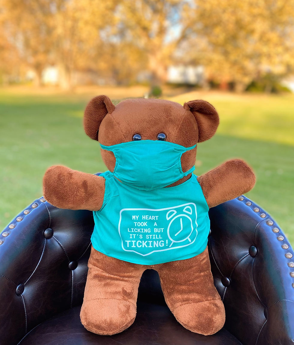 Cardiac Bear - Scrubs - MY HEART TOOK A LICKING BUT IT'S STILL TICKING!