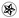 Black and White Star in Circle