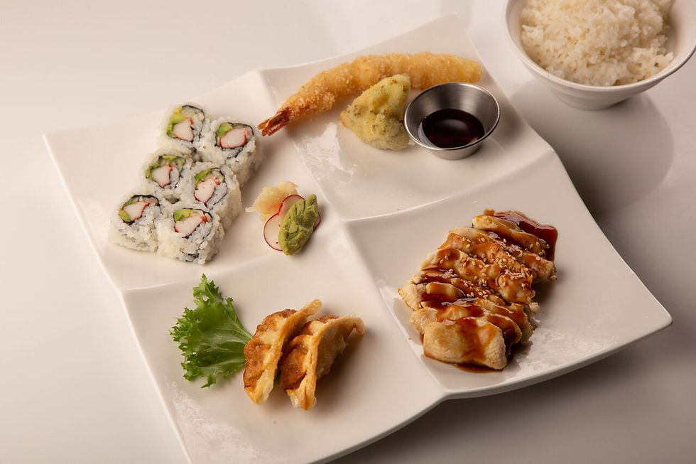 Arranged Food and Objects