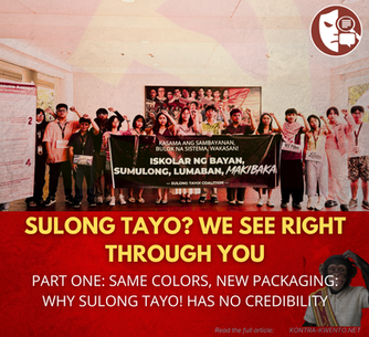 Sulong Tayo? We See Right Through You