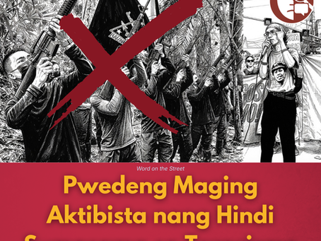 Pwedeng Maging Aktibista nang Hindi Sumasama sa Terorismo