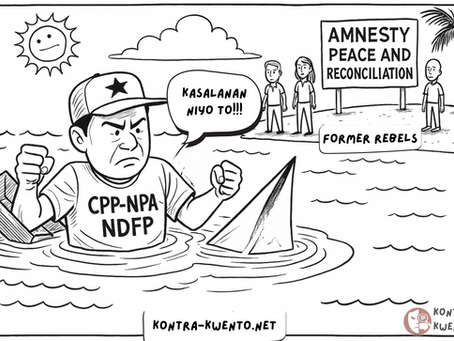 Sa harap ng patuloy na pag-uudyok ng Communist Party of the Philippines–New People's Army–National Democratic Front of the Philippines (CPP-NPA-NDFP) ng digmang bayan, kailangang malakas na ipahayag ng taumbayan ang katotohanan: ang tunay na sagka sa kapayapaan ay ang patuloy na paghahasik ng karahasan ng armadong kilusan.